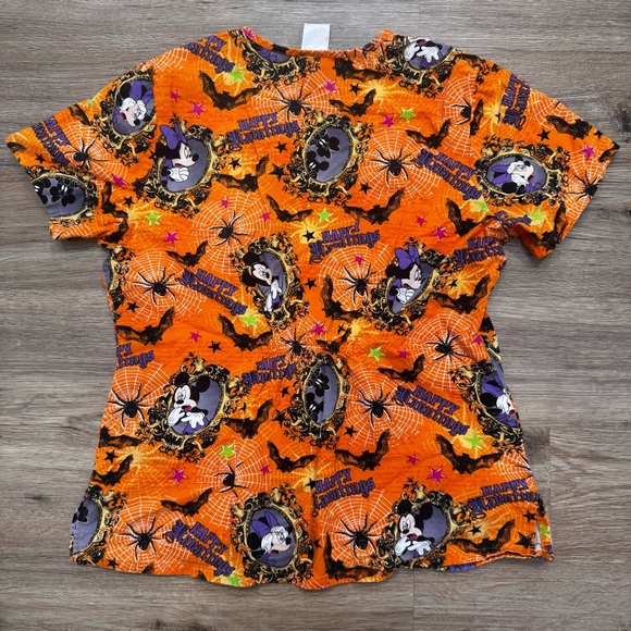 Disney Minnie & Mickey Mouse Halloween Scrub Med - Picture 3 of 7
